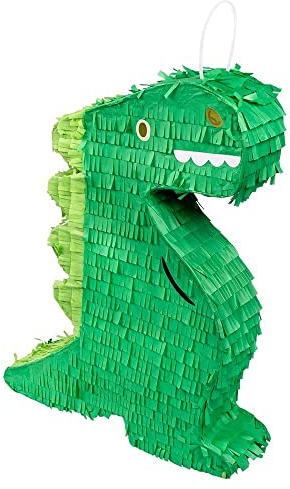 Boland 50064 - Pinata Dinosaurier, Größe 35 x 8,5 x 43 cm, Dino, Schlagpinata, Geburtstag, Mottoparty, Feier, Deko, Geschenke