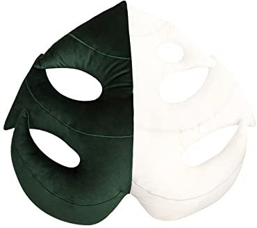 Blattförmiges Kissen, grünes weiches Blatt-Wurfkissen, 3D-Pflanzenkissen, nordischer Stil, grün, lebensecht, Sofa-Dekoration, Geschenk, Büroblätter, Sitzkissen, Bodenkissen für Schlafzimmer, Büro