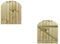 Bespoke Custom Made To Measure UPTO HEIGHT: 3ft (90cm High) Tongue & Groove Semi-Braced Arch Top Pathway Garden Pedestrian Gate [Width Between 60CM to 75CM Hinge Pack Option Removed