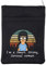 Tina Quote Book Sleeve Bob’s TV Show Merchandise Book Cover Tina Belcher Cartoon Fans Book Sack Gift for Friend I'm a Smart Strong Sensual Woman Waterproof Zipper Pouch (3SWomenBblk)