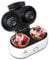 ADLER piastra per waffle, potenza massima 1400 W, dimensione waffle 9 x 4 cm, manico non riscaldato, nero