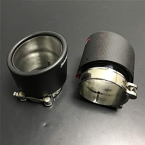 Endstuck Auspuff für B-MW G20 1 3 series 2019+ G01 G02 X3 X4 2018+ X1 F48 X2 F39 2018+, Auspuffblenden Edelstahl Auto Endstück Endschalldämpfer Spitze Endrohrblende,B-Matte-carbon