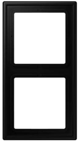 Jung LS982SWM Rahmen 2fach Graphitschwarz Matt Serie LS