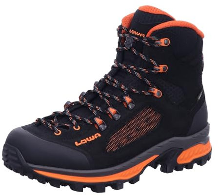 LOWA Stiefel mittel CORVARA GTX MID schwarz/orange, 40