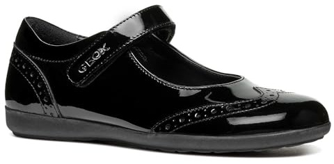Geox J IBERIDE Girl H - Ballerina Bambina, Black,