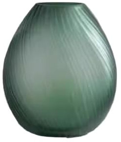 GEK208130 Jarrón Decorativo Florero de Cristal Esmerilado de Lujo Ligero, decoración for Sala de Estar y Mesa de Comedor, arreglo Floral Lujoso for el Cuidado del Agua Jarrones para Flores(Pequeño)