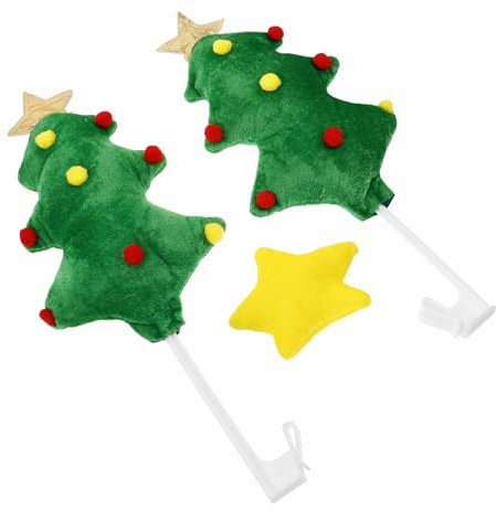 SWOOMEY Lustige Weihnachtsdekoration Fürs Auto Weihnachtsbaum-Set Abnehmbares Design
