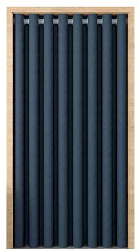 DECAKE Tenda per Porta in Cotone con Asta per Tenda Regolabile, Tenda Oscurante per Finestra, per Porta Camera da Letto, copriporta Termico in Cotone Spesso monoblocco per l'inverno, senz