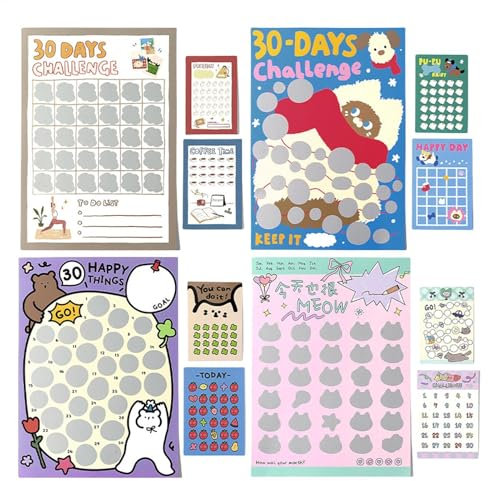 To Do Bucket Scratch-Off List, Scratching Challenge Poster, Good Habits Checklist, Good Habits Poster, Bucket List Scratch-Off, Scratch-Off Bucket List For Men, Scratch-Off Challenge For Women