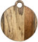 Ring Handle Chopping Boards Mango Wood Round Hand Carved Kitchen Serveware Large (Medium 40cm)