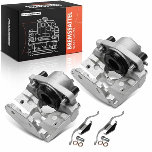 Frankberg 2x Bremszange Bremssattel 93172168 | Kompatibel mit Signum Z03, 9-3 Cabriolet YS3F, 9-3 Kombi E50, Vectra C Caravan Z02, Vectra C CC Z02, Vectra C Z02