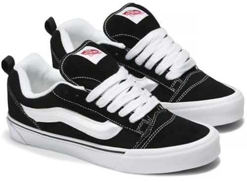 Vans KNU Skool Chaussures Sneakers Mode Originale Unisexe Adulte Édition Limitée 2025, Black White, 42 EU