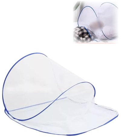 Moustiquaire de voyage pliable, couverture en maille portable, compacte, installation gratuite