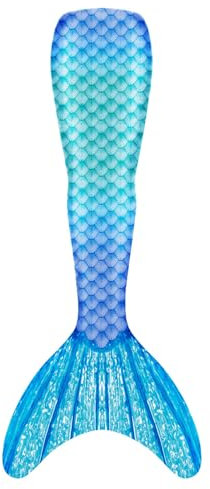 𝙈eerjung𝙛rau Flosse Mädchen Cosplay 𝙈eerjung𝙛rauenflosse Performance-Outfit Monoflosse Kostüm Badekleid Badebekleidung Für 4-13 Jahre