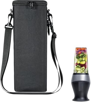 Beautyflier Storage Bag Carrier Compatible with Ninja Fit Compact Personal Blender, Portable Blender Travel Storage Organizer, Carrying Travel Bag for Picnic, Camping or Outgoing (Black, Bag)