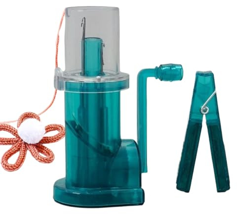 Hand Cranked Wire Winding, Quick Cord Knitting Machine, Portable Manual Rope DIY Spool Knitter, Hand Operated Knitting Machine, for Weaving Bag Straps, Necklaces, and Other Accessories