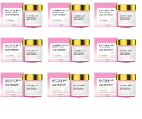 Peeling vor der Rasur für Haarentfernung und Rasur – sanfte Reinigung und Pflege, geeignet für den ganzen Körper, Peeling, glättend und feuchtigkeitsspendend.