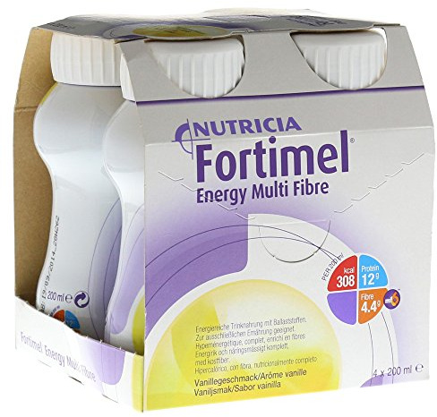 Fortimel Multi Fibre Trinknahrung Vanillegeschmack, 4X200 ml