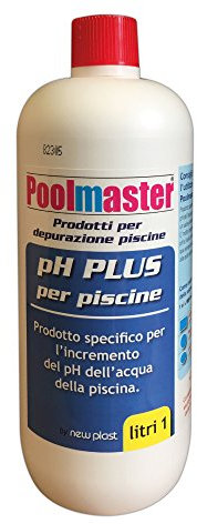 New Plast 3004 - Correttore di pH Plus per Acqua Piscina, Flacone 1 lt