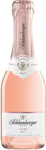 Schlumberger Rosé Brut Klassik | Austrian Sparkling Sekt | Methode Traditionelle | Frankfurt International Trophy Gold Award Gewinner 2024 | 200ml