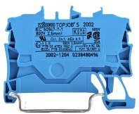 Durchgangsklemme 2-Leiter, TS 35 2002-1204,Elektroinstallation,WAGO Kontakttechnik,2002-1204,4017332999175