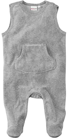 Bornino Basics Strampler/Einteiler - mit Druckknöpfen, Farbe: marine blau, Nicki, Öko-Tex zertifiziert- Baby Bekleidung für Mädchen/Jungen