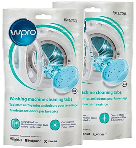 WPro Washing Machine Cleaning Tablets (Pack of 6, Odour Mould Mildrew Remover)