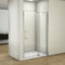 90x195cm Duschtür Nischentür Duschabtrennung Drehtür 8mm Echtglas mit Nanobeschichtung P3G
