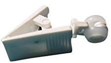 heimtexshop24 20 STK Innenlaufschiene 8mm mit drehbarer Klammer KE 0976