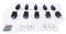 CNKF 5 Set 2 Pin Sigillati Nero Maschio Femmina Connettore Impermeabile 6189-6905 6189-7036