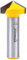 Yonico V Groove Router Bit 120 Degree X 1-Inch Diameter 1/2-Inch Shank 14997