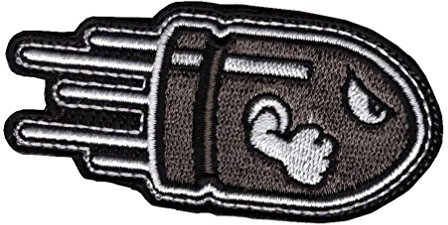 Titan One Europe - Angry Bullet Patch Wütende Kugel Aufnäher Aufbügler