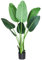 Fopamtri Künstliche Pflanze Künstlicher Paradiesvogel Baum 120 cm Plastik Pflanze Palme im Topf Tropical Hawaii Grün Fake Plant für Schlafzimmer Wohnzimmer Garten Deco (1 Stück)