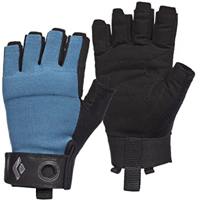 Black Diamond Unisex Crag Half-Finger Gloves Kletter-Handschuhe, Klettersteig, Astral Blue, S