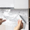 HORIWE Marble Tile Stickers 16pcs for Bathroom Kitchen Backsplash Waterproof Oil Proof DIY Self Adhesive New PVC Wall Stickers Home Decor 12x6 Inches