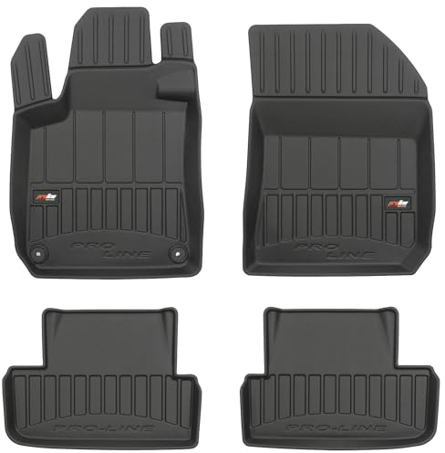 MOTOS Tapis de sol caoutchouc pour Peugeot 308 II 2013-2021 Améliorez Votre Confort de Voyage avec Le tapis noir antidérapant Auto 3D- tapis voiture Tous Temps pour Voiture, Protection Contre les sali