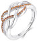 YL Keltischer Ring 925 Sterling Silber Januar Geburtsstein Granat Jubiläum Ewigkeit Unendlichkeit Keltischer Knotenring für Damen(Größe 52）
