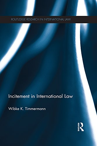 Incitement in International Law (Routledge Research in International Law) (English Edition)