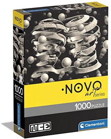 Clementoni - 39752 - Novo Art Series - M. C. Escher, Bond of Union, Puzzle 1000 Teile Für Erwachsene Und Kinder 10 Jahren, Geschicklichkeitsspiel Für Die Ganze Familie