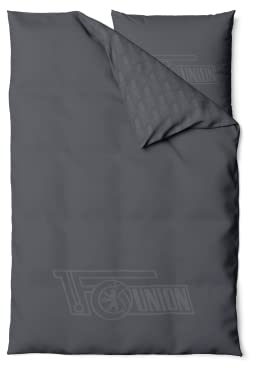 1. FC UNION Berlin Bettwäsche Wendebettwäsche Logo grau