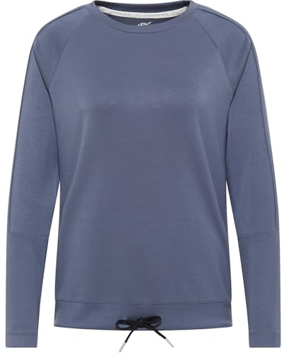 Joy Sportswear Vera Sportssweater für Damen aus bequemen Material, ideal als Sportshirt oder Sportpullover beim Fitness, Yoga oder Gymnastik 42, Smoky Blue