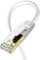 HiiPeak Cat 8 Ethernet Cable 3m, Cat8 Internet Cable High-Speed Professional LAN Patch 40Gbps 2000Mhz Network Cables with RJ45 Gold-Plated Connector, Compatible with Cat5/Cat6/Cat7, White (3 m)