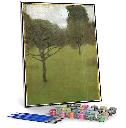 Gustav Klimt Kit de peinture à l'huile par numéro pour adultes Motif verger