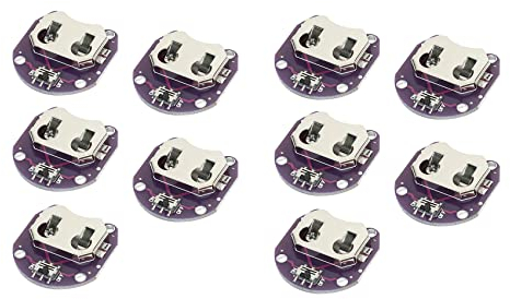 LLKOZN 10X Knopfzellen-Batteriehalter Cr2032 Battery Mount Module für