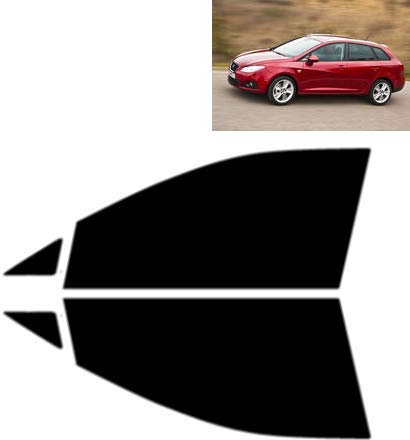 Passgenaue Tönungsfolie für-Seat Ibiza 5-Türen Kombi 2010-2013 - Windschutz Seitenscheibe (70% Ultra Weiß)