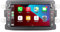 Radio de Coche Compatible con inalámbrico Carplay/Android Auto para Renault Dacia Duster Sandero Logan Captur Symbol Dokker con Pantalla táctil IPS/Bluetooth/Mirror Link/FM/Am/USB