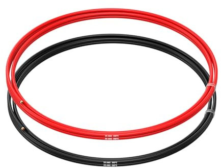 20 AWG Silicone Wire by MMOBIEL – 20 Gauge Tinned Copper Cable, 2 x 5ft (1.5m) 1 Red & 1 Black, Flexible High Temp Wire for RC, Drones, Sensors, Arduino, DIY, Speaker, LED, Electrical Repair