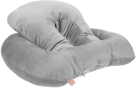 MAGICLULU Ergonomisches Plüsch mit PP Baumwolle Nickerchenkissen Multi Funktionales Schlafkissen für Gesunde Wirbelsäule am Schreibtisch für Büro und Schule
