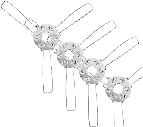 BESTonZON 40 Stk Lampen schirm Feder halterung Lampenhalter Lampenschirm-Federadapter runder Lampenschirm Posaune Clip-on-Lampe Lampenform-DIY-Halter Glas Lampenkopf Zubehör Komponente Eisen