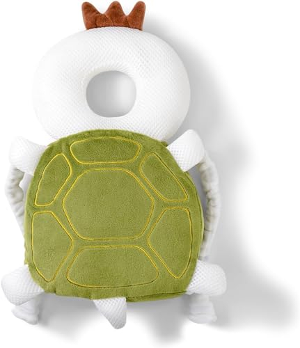 Bambebe Bébé Protection de la Têt Securite Casque Bebe Anti Choc Protection Baby Head Protector Casque Protection Bébé Protection Tête Enfant Sac à Dos Tout-Petits(Tortue)